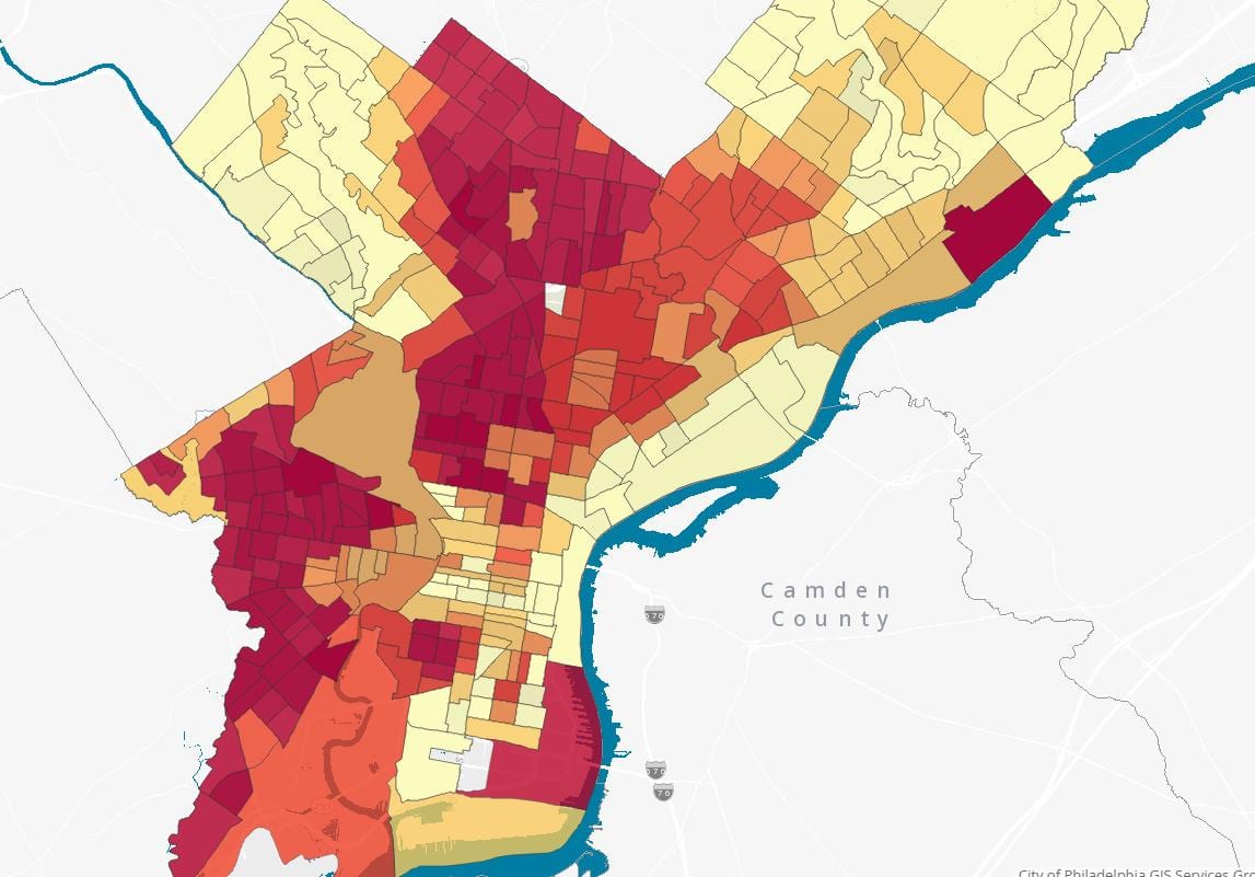 drošības karte Philadelphia
