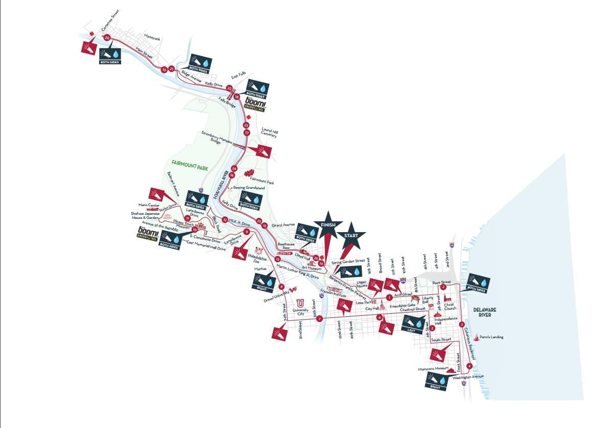 Filadelfijas maratona karti 2015