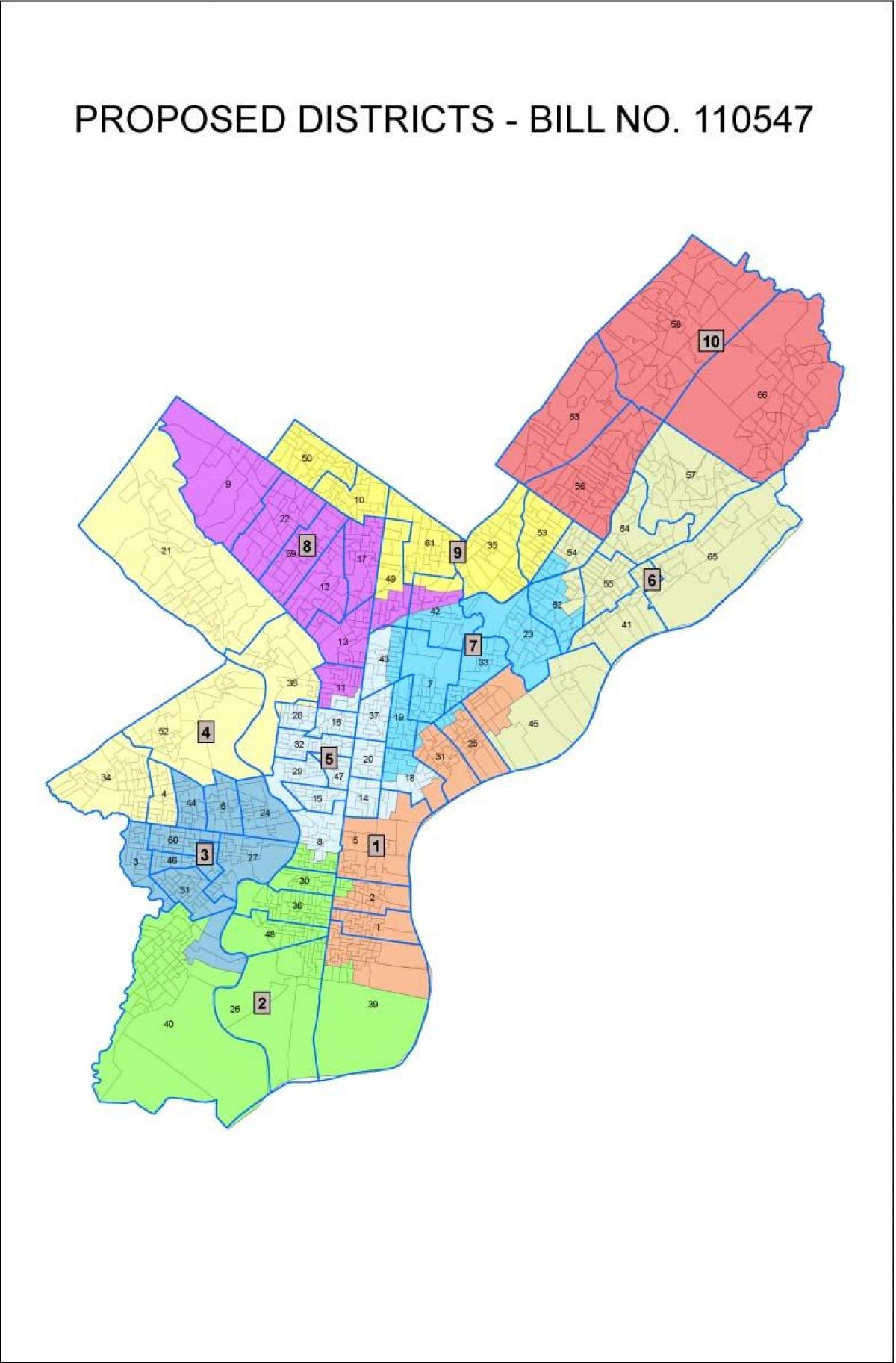 karte Philly jomā