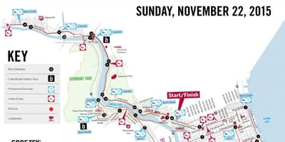 Philly maratona laikā kartē